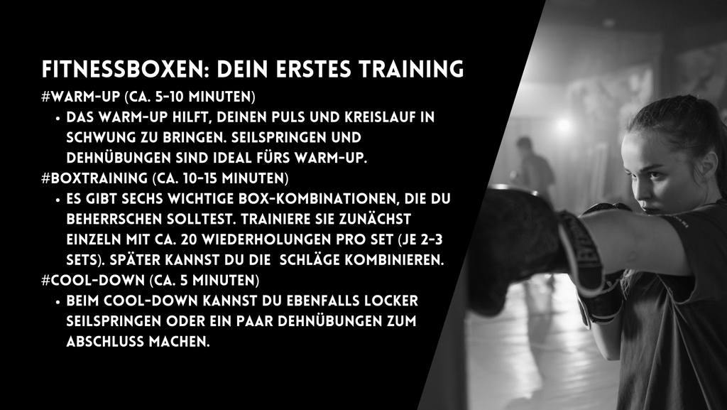 Trainingstipps für das Fitnessboxen