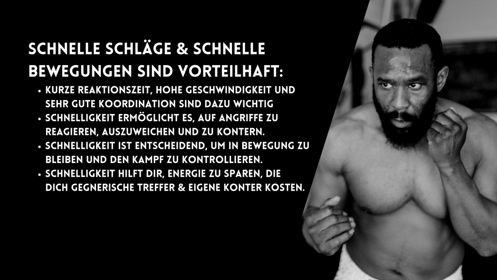 Schnelligkeit ist im Boxen essentiell