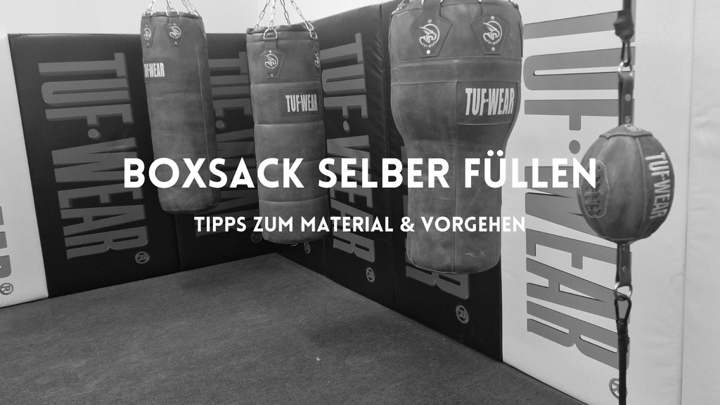 Boxsack füllen - wie und womit?
