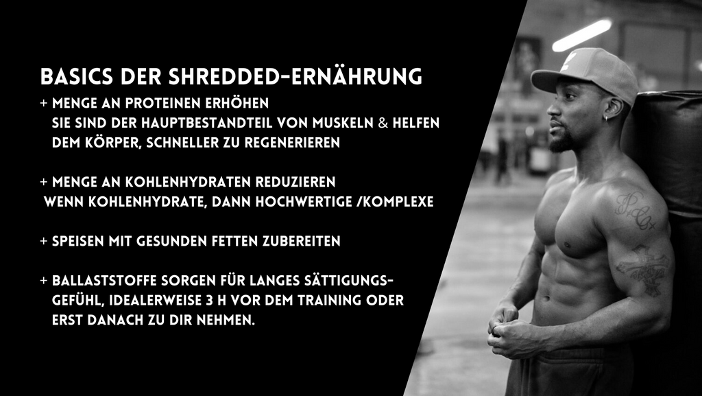 Basics zur Shredded-Ernährung