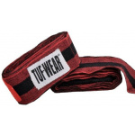 Boxbandagen - Rot / Schwarz - Halbelastisch – Bild 1