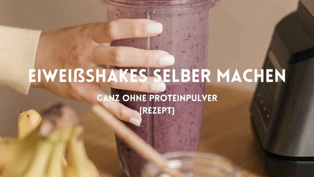Selbstgemachter Shake für das Boxtraining