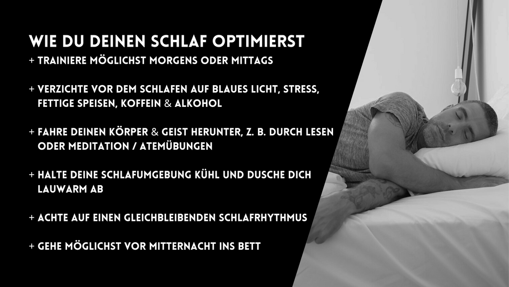 Tipps für einen besseren Schlaf als Sportler